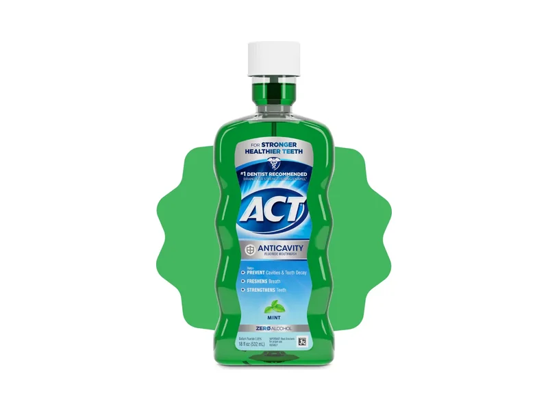 ACT Anticavity Fluoride Rinse bottle
