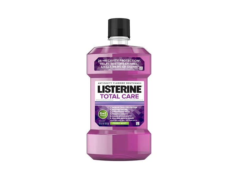 Listerine Total Care Anticavity Fluoride Mouthwash bottle